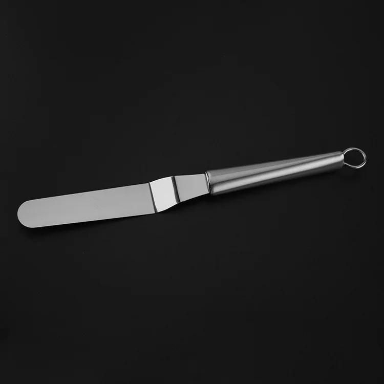 Wholesale Stainless Steel angled icing spatula professional cake icing spatula set