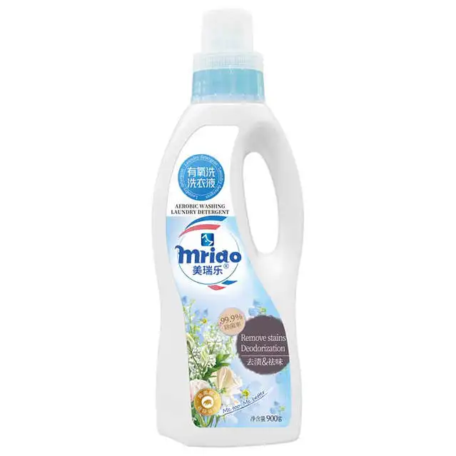 Custom Logo High Quality 900G Liquid Laundry Detergent Customized Brand Liquid Detergent