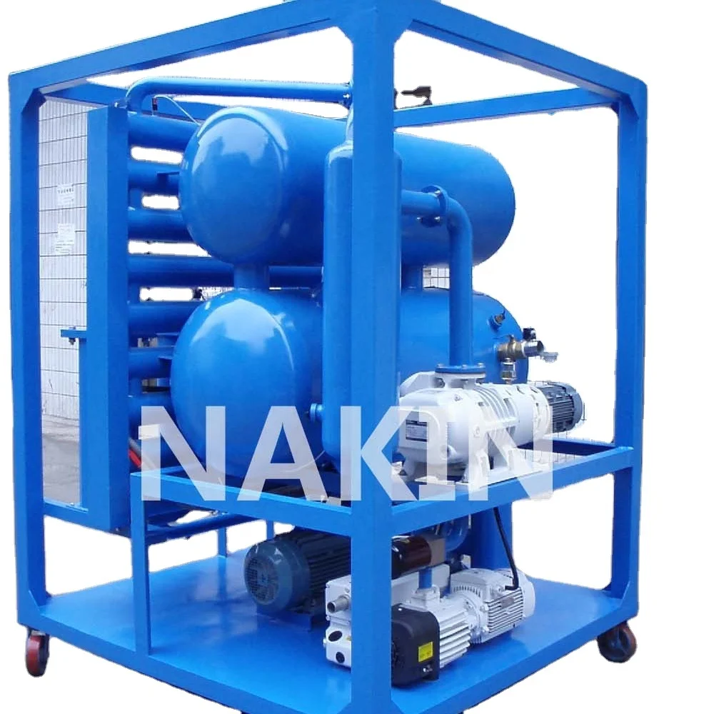 Double-Stage Vacuum insulating Oil Filtration Fully Automatic  Control  transformer Machine