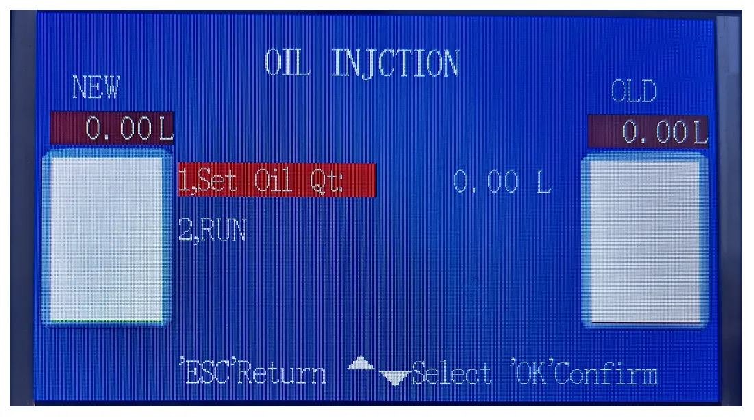 Automatic ATF flushing machine