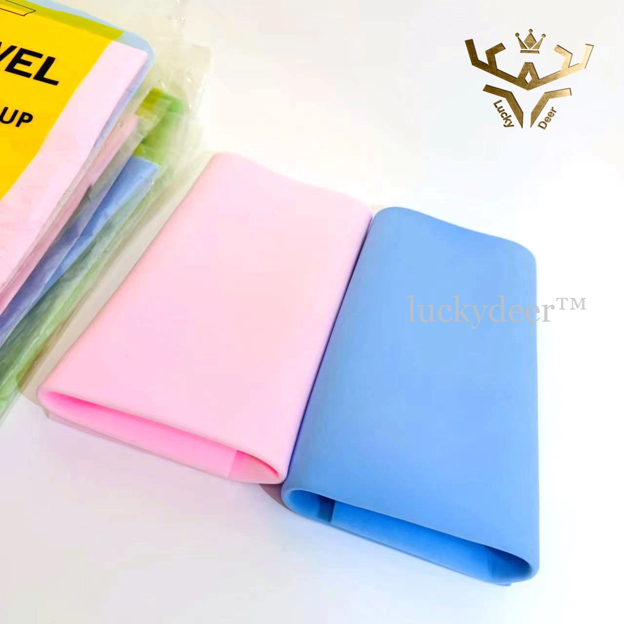 ecological products kitchen scrub washcloth damp cleaning duster towel PVA chamois clean cham dish washing magic shammy sponge