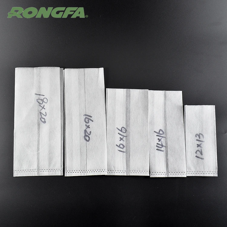 custom breathable water absorption non woven fabric biodegradable grow nursery bags for tree garden plants