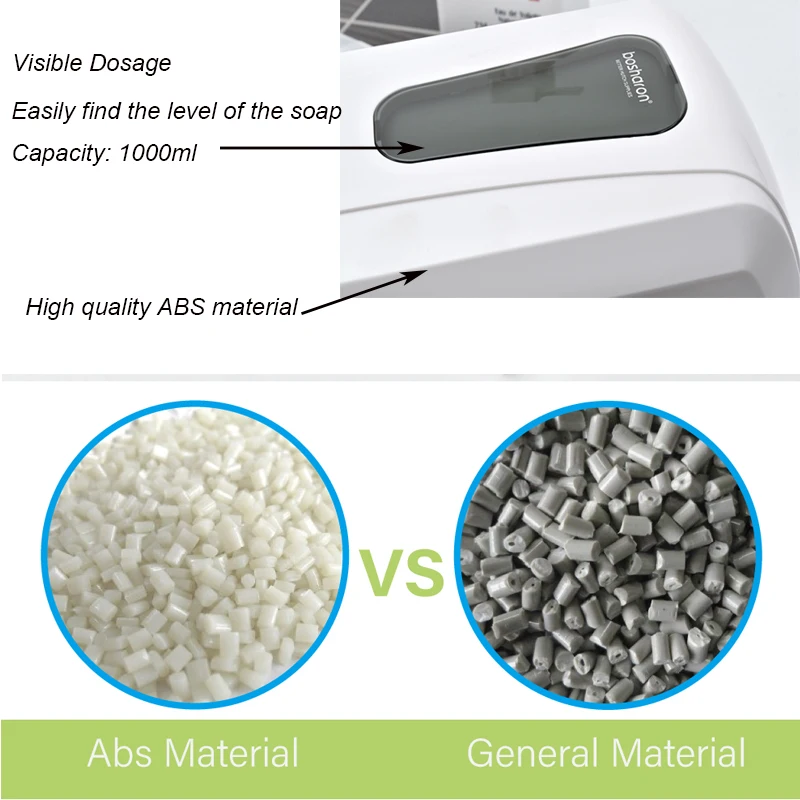 New arrival hotel Replaceable Discharge Head Automatic sensor Soap Dispenser Foam Spray Drops Infrared Induction Soap Dispenser