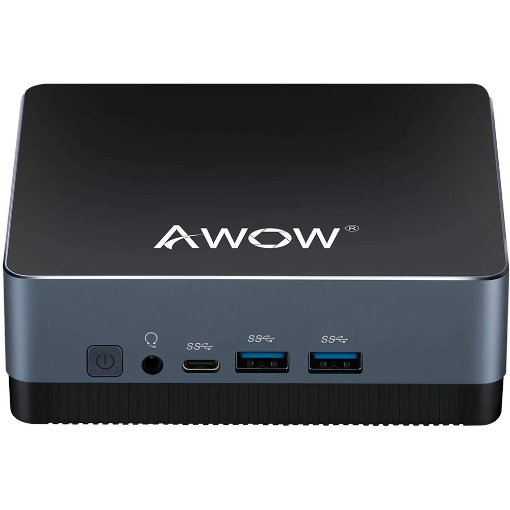 AWOW Core i5 5257U 8GB Ram 256GB M.2 SSD Rom Mini Gaming PC Windows 10 Pocket Desktop Computer Ga ming Gamer Micro Computer