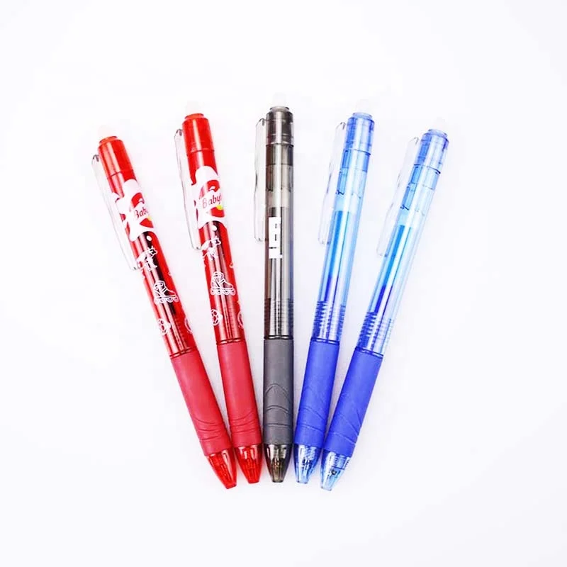 Высокое Качество Пользовательский логотип трения стираемая ручка пополнения стираемая гелевая ручка