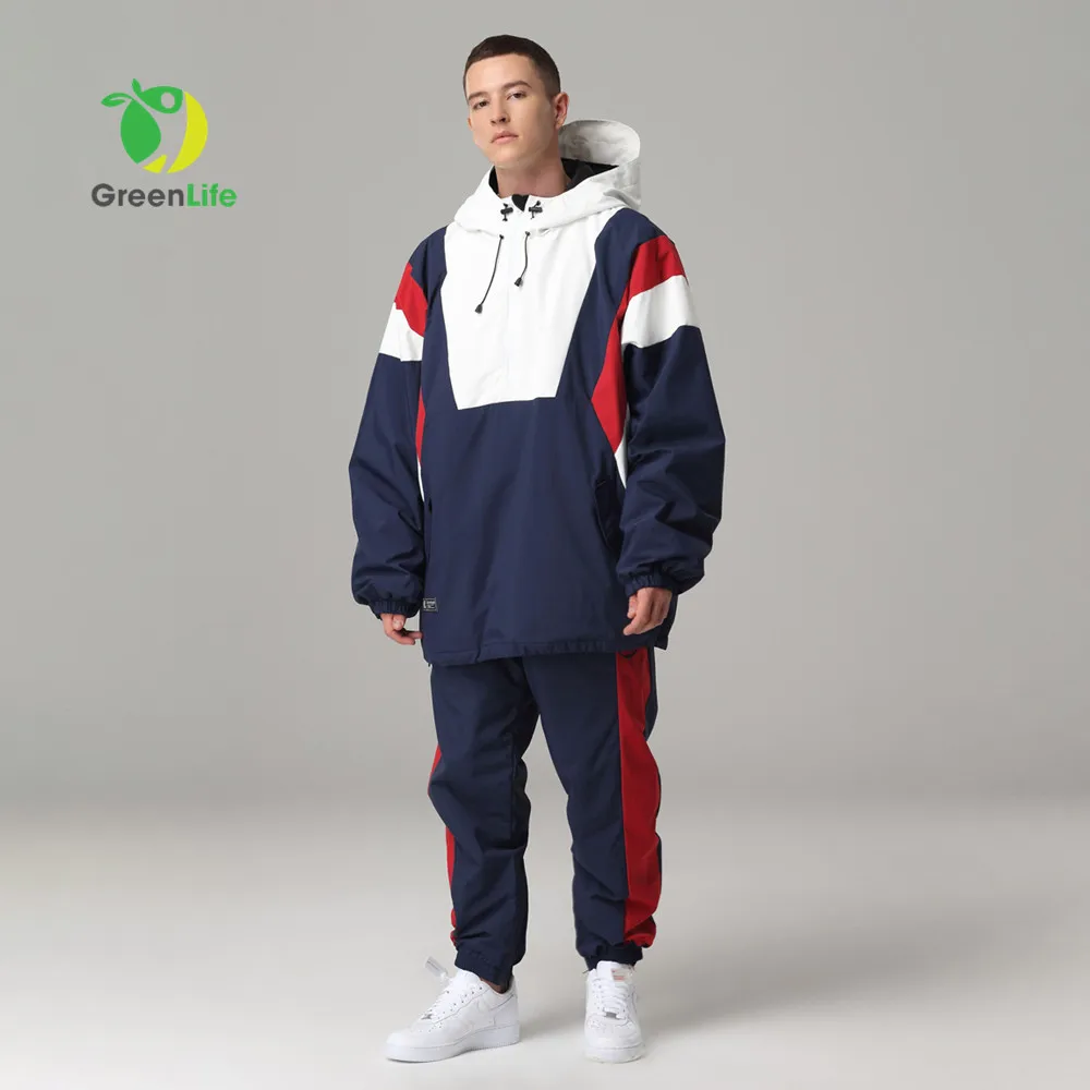 2021 Latest White Season Custom Vitality Waterproof Two Piece 8000mm Ski Jackets Pants Ski Wear Suits