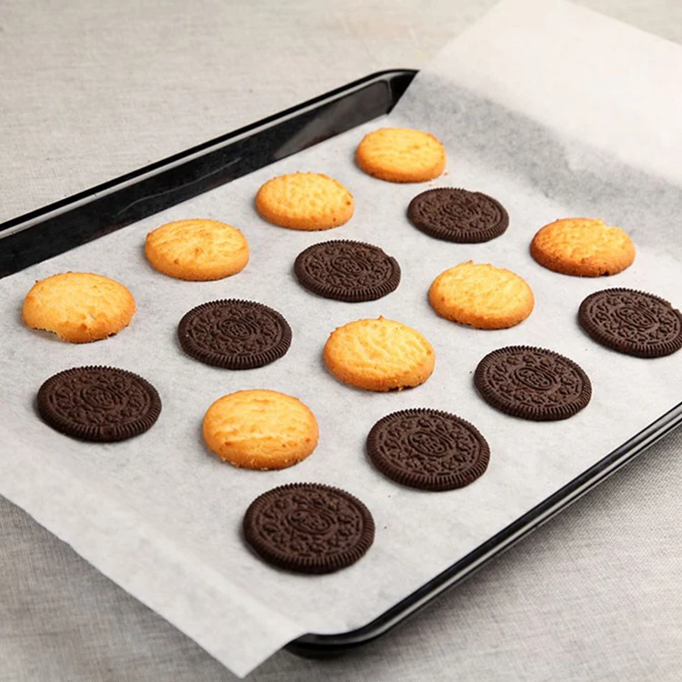 Wholesale air fryer parchment paper kitchen customized cake silicone baking paper sheets