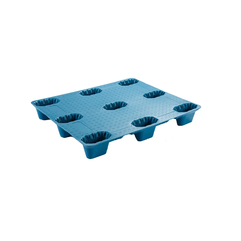 Factory Direct Sales Durable Stackable Blow Molded Logistics Plastic Pallet