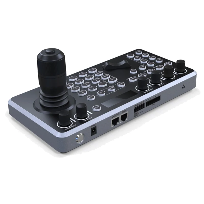 PTZ Controller CCTV Camera Video Conference Live Streaming Camera 4D POE Powered NDI IP Joystick Keyboard Controller