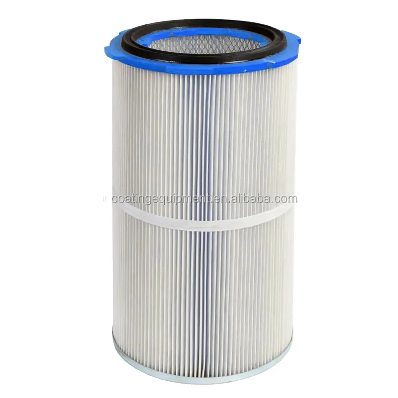 Powder Coating Spray Booth Recycling Cartridge Filter Industrial Dust Removal Filter Fast Detachable Water Washable Easy Clean