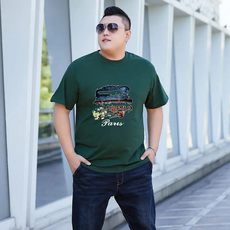 Oem/odm large size underwear base Foreign trade customized large size T-shirt light and quick-drying short sleeves