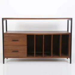 Open Storage Side Table With Drawer Bedroom Office Storage sideboard cabinet