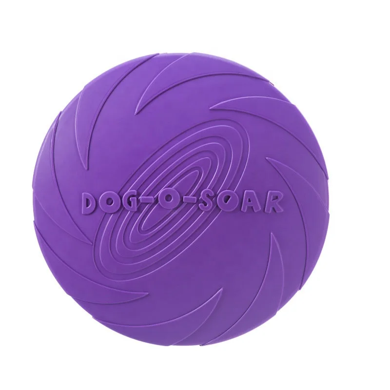 Interactive Silicone Pet Frisbee Small Bite-Resistant Floatable Dog and Cat Training Toy for Play
