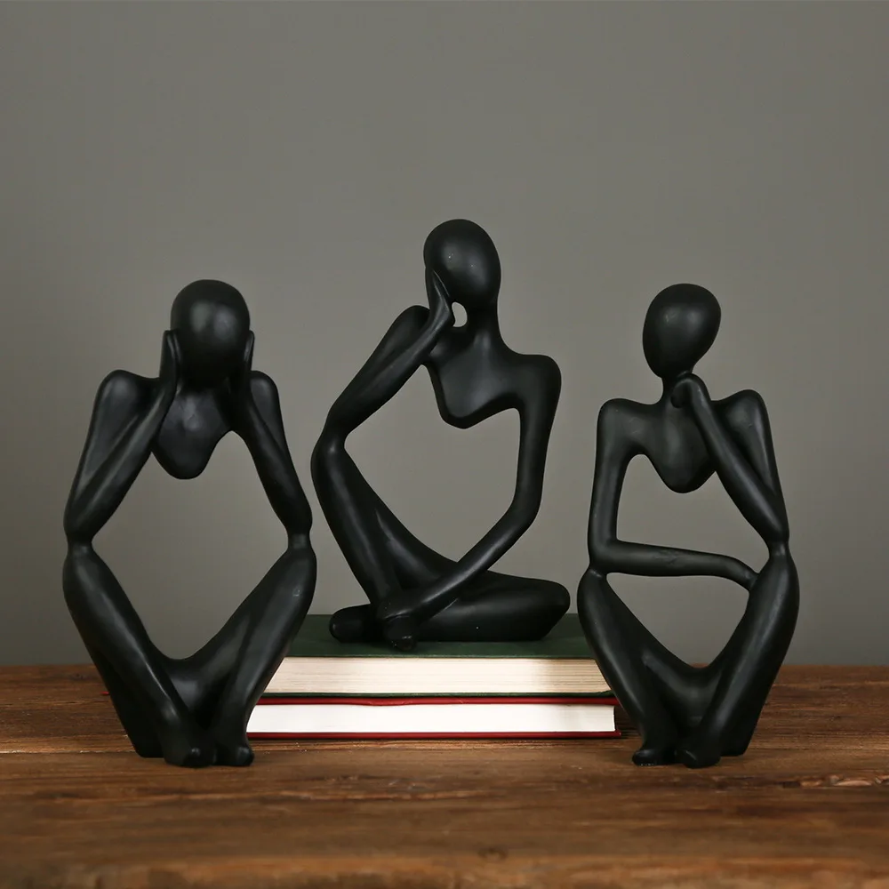 
Nordic Style Character Mask Coffee Shop Decoration Art Decoration Abstract Character Sculpture Decoration Model Room 