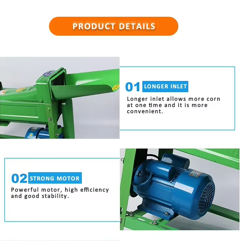 High Quality Double roll full automatic corn sheller threshing machine corn mill machine Maize Polisher