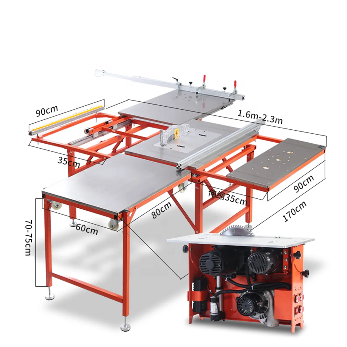 Hot selling in USA Quick hinge mount wood saw machine