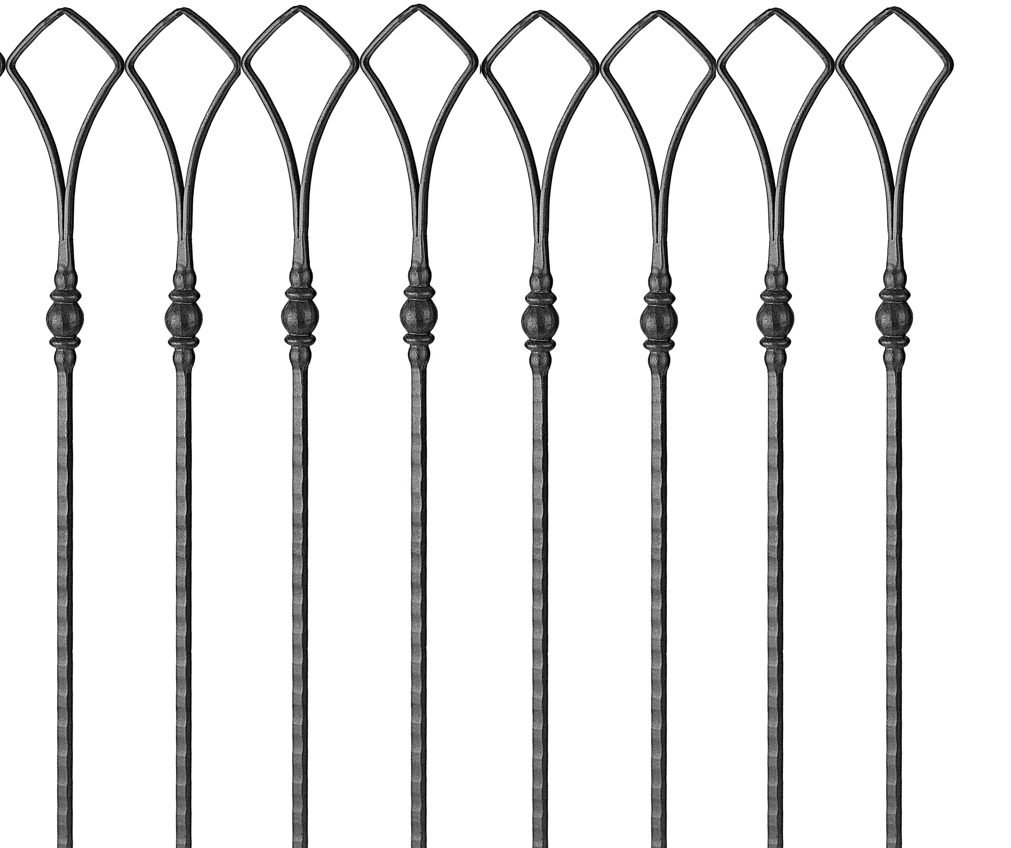 
Wrought Iron Gate Fences Sheep Hurdles Farm Gate Hot Dipped Galvanized Powder Coated Balusters Fences Balcony Made of Steel Iron 