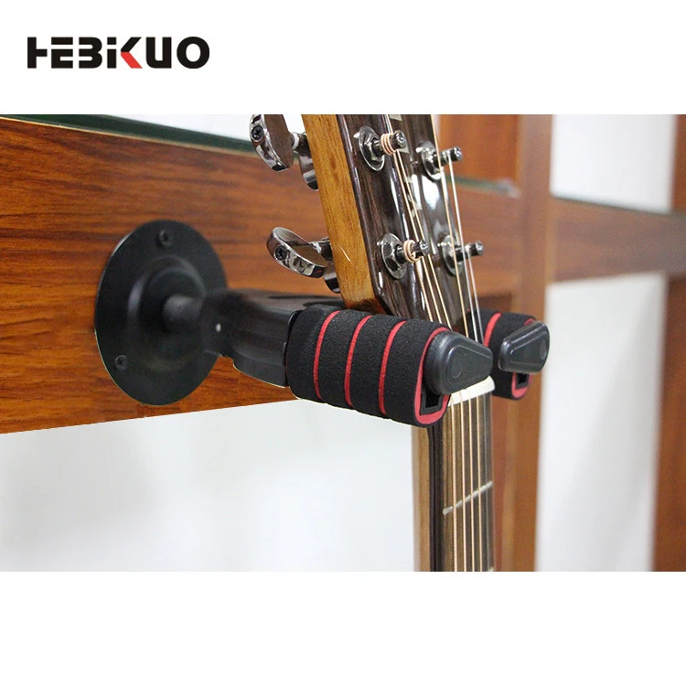 High quality guitar wall hanger (autolocked) guitar hook online HEBIKUO J-19B