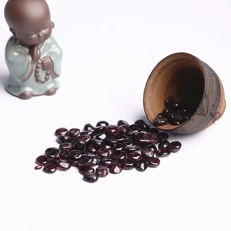 Natural Tumbled Stones Loose Gemstone Garnet Crystal Stone for Healing