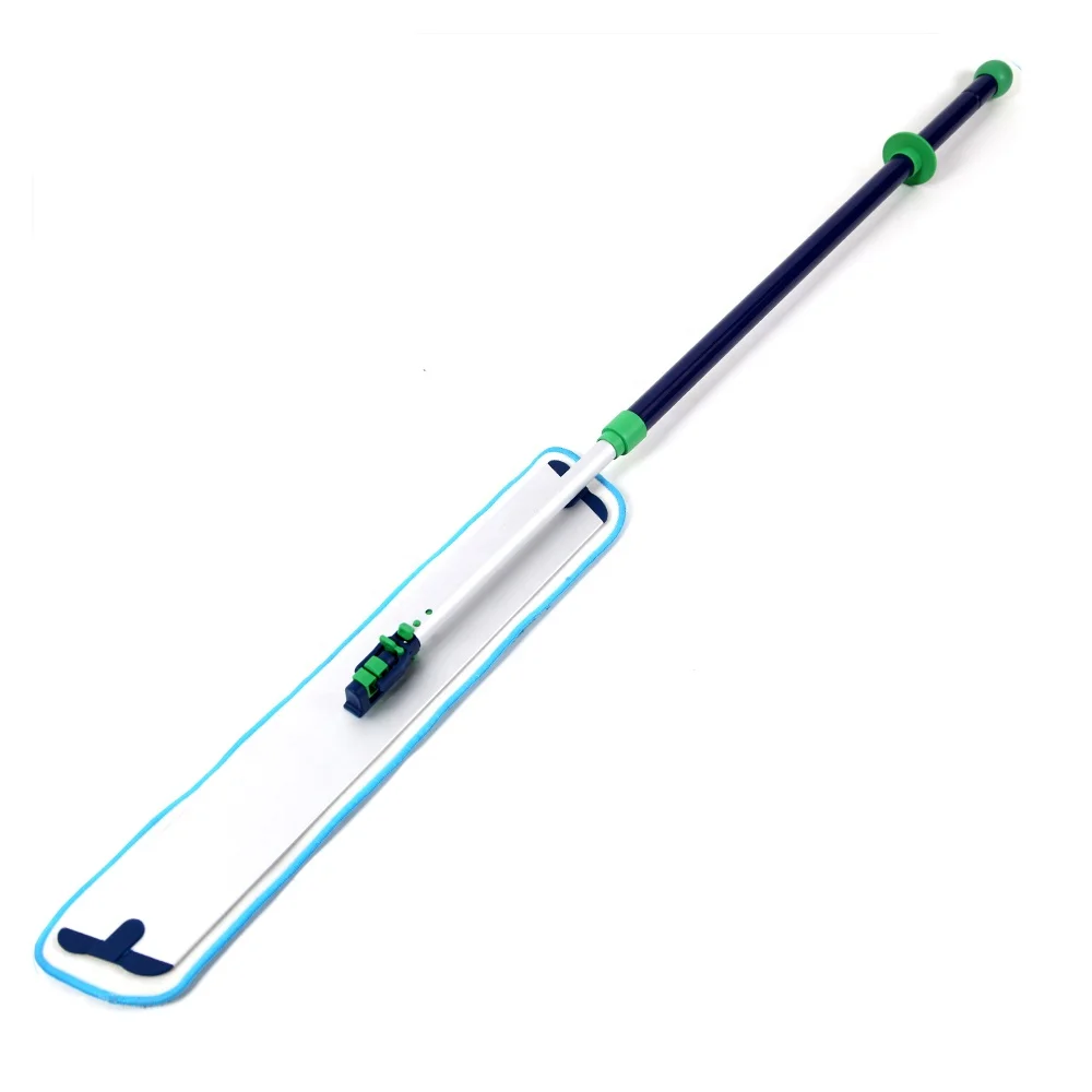 New Design Household Aluminum Microfiber Dust Flat Mop With Lock Connector