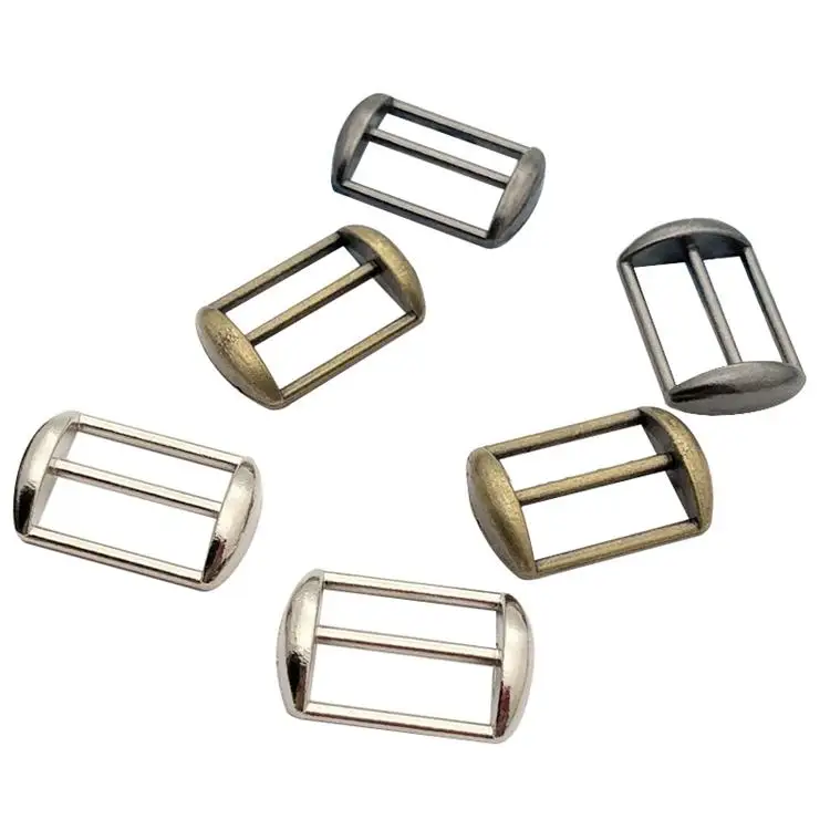 Wholesale High Quality Nickle Bronze Gun Black Zinc Alloy Ladder Cap Alloy Metal Adjustable Cap Strap Buckle