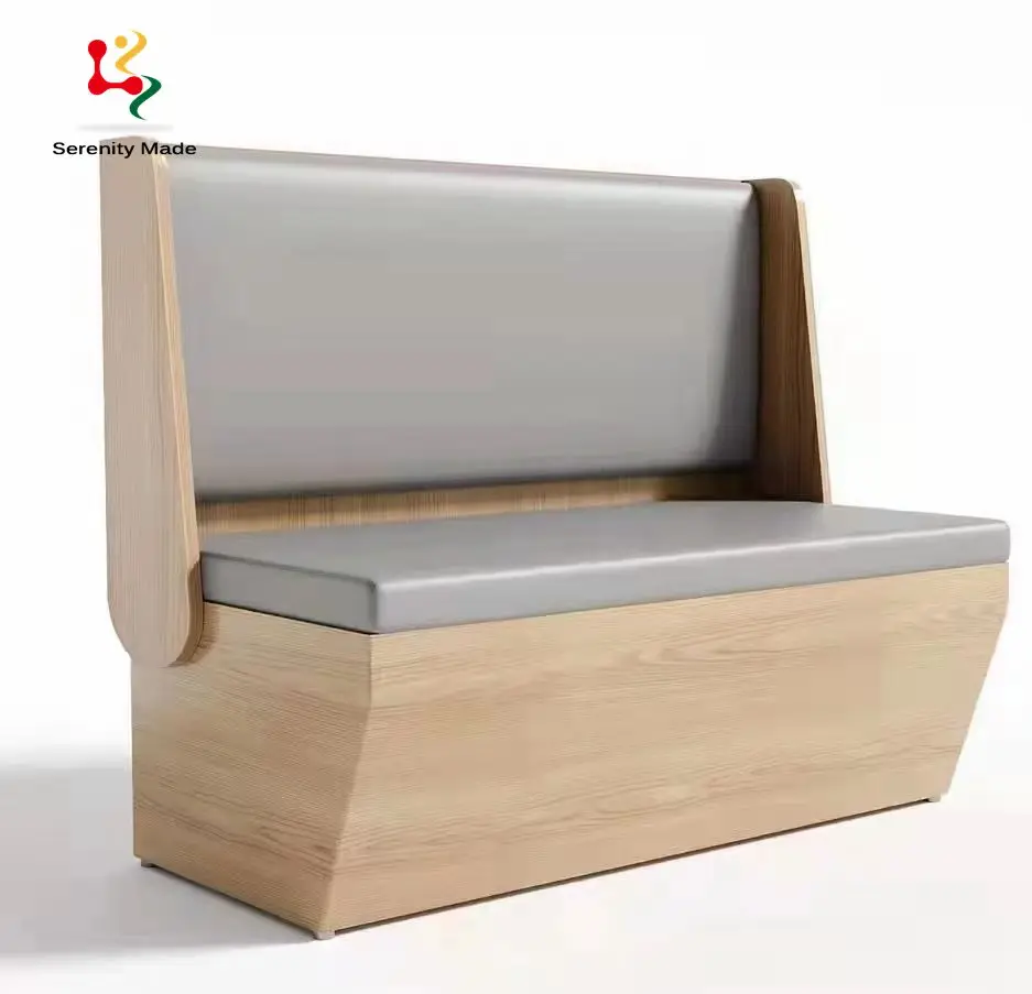 Мебель для гостиниц, деревянная рама, искусственная обивка, сиденье и спинка, сидение для ресторана, кафе, кофейни, диван-будка