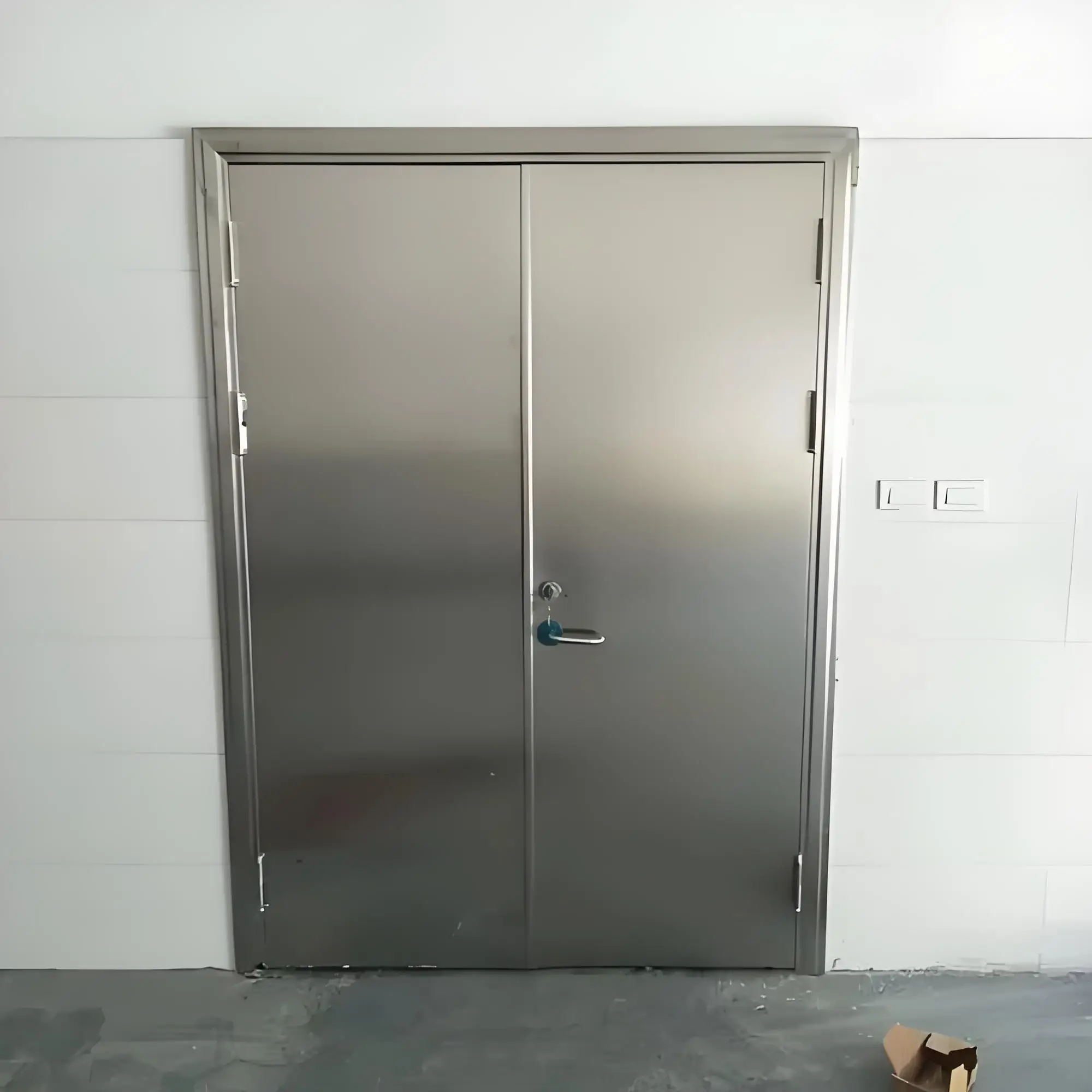 Economic type Fire-Resistant Steel Door Commercial Use Fireproof Steel Door Easy Installation Fire door