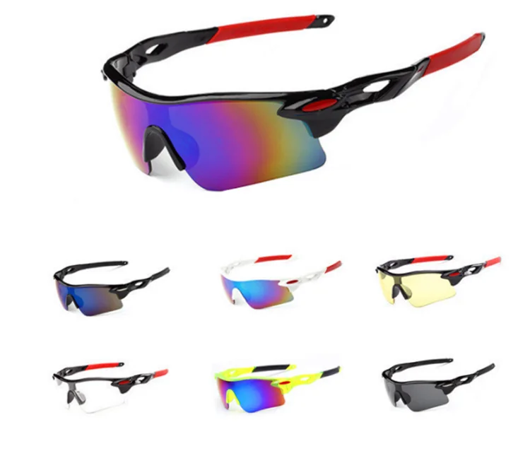 Мужские и женские уличные очки для верховой езды спортивные ветрозащитные и УФ-стойкие цветные солнцезащитные очки спортивное снаряжение