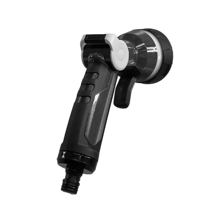 Yuanpin Wholesale Black Water Hose Nozzle  Pattern Metal Hose Nozzle Hand Sprayer Custom Garden Hose Nozzles Sprinkler