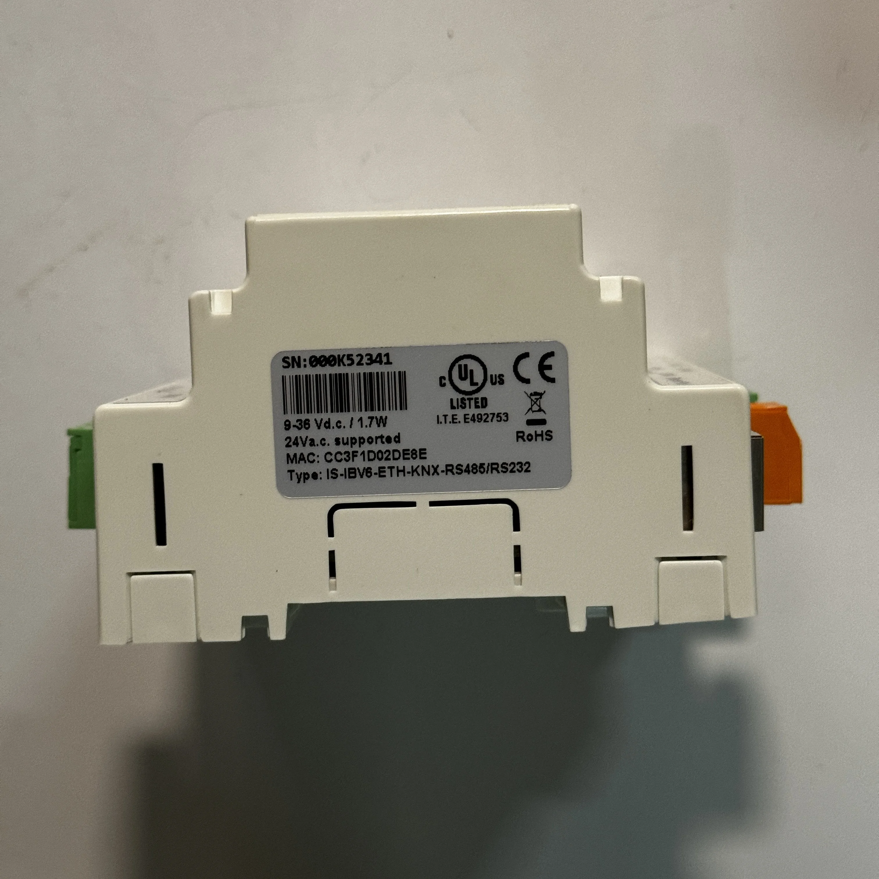 INTESIS IS-IBV6-ETH-KNX-RS485/RS232 Order INKNXMBM1000000