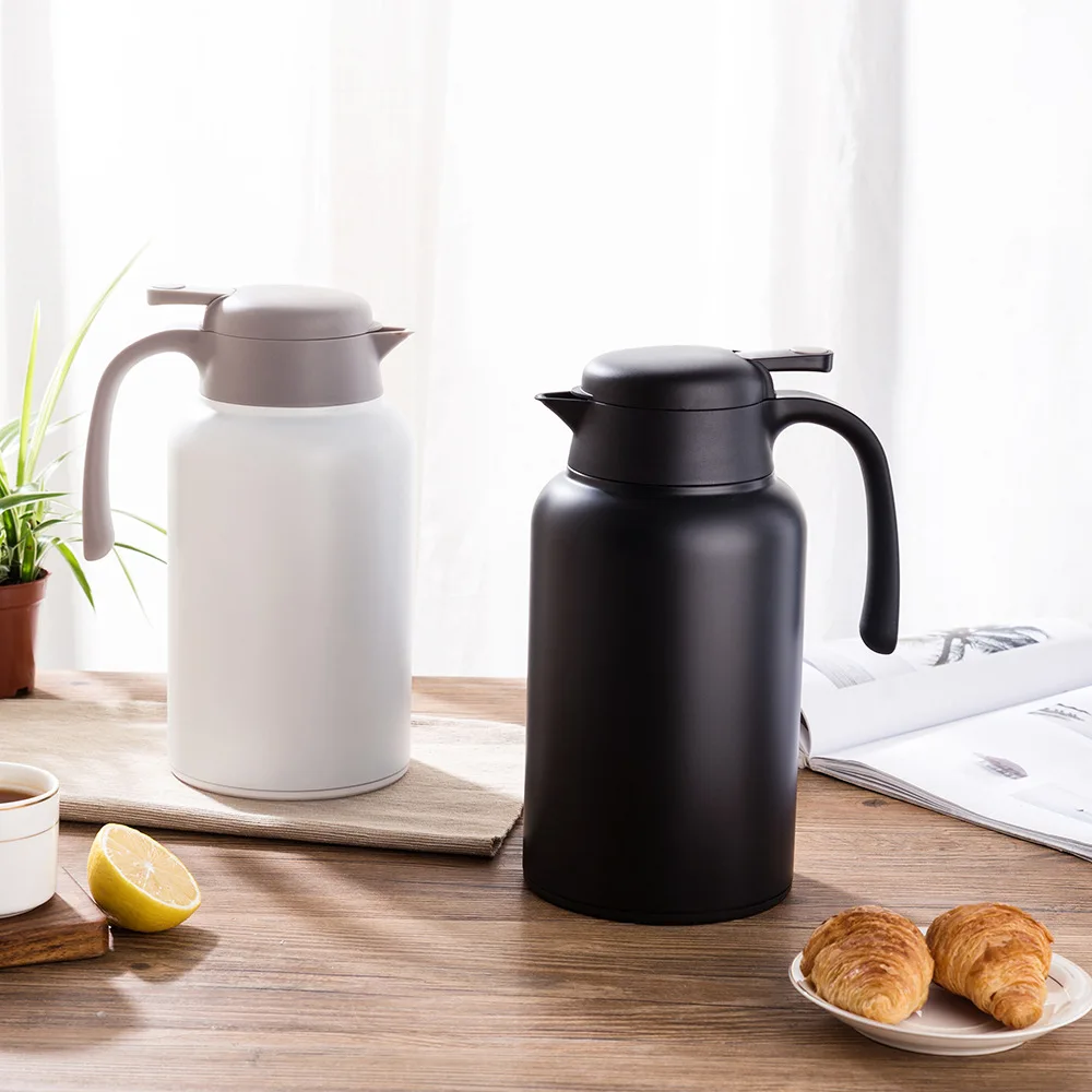 316 stainless steel vacuum thermos kettle 2.0L large capacity thermos bottle can be printed LOGO