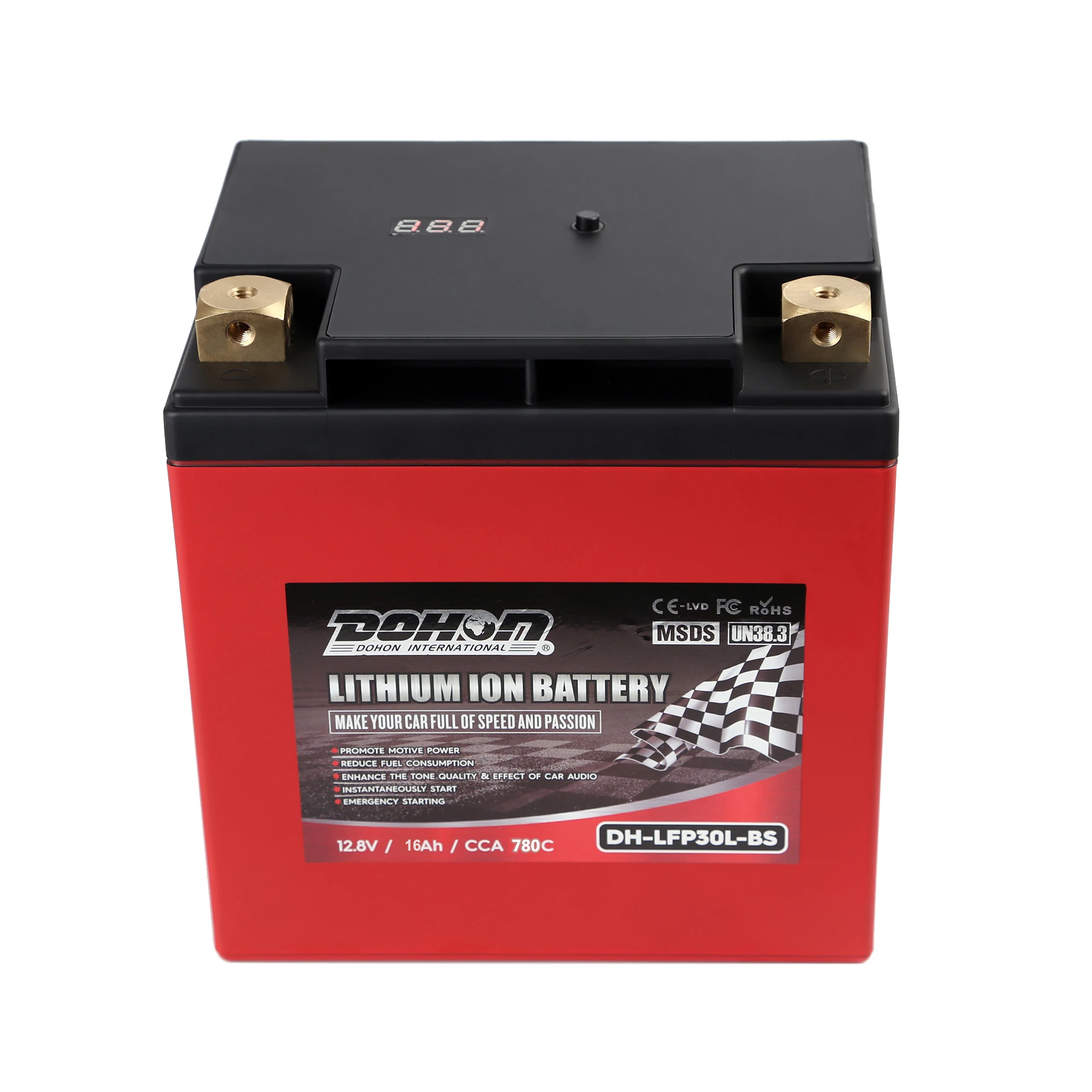  LFP30L-BS 12V CCA800 16Ah литий-ионная батарея для мотоцикла A123