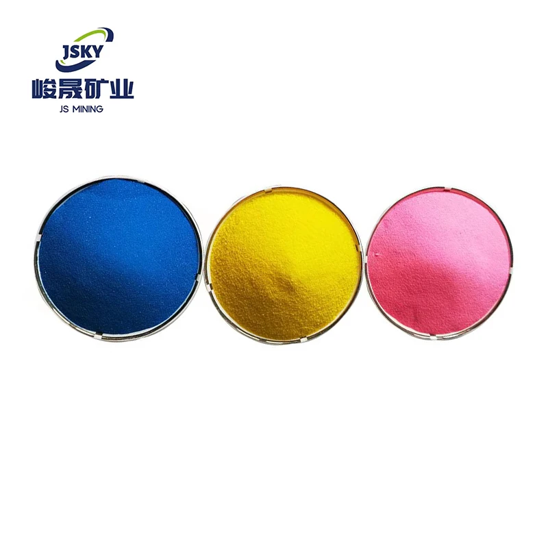 Superior quality colorful magic sand diy play sand for kids colored play sand fine for playgrounds
