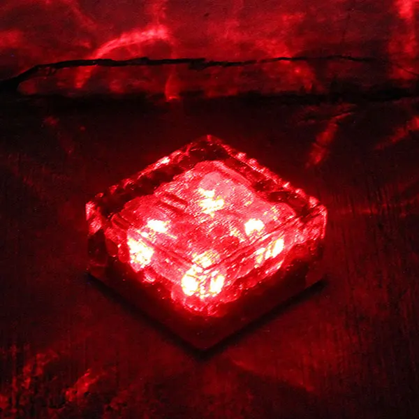  Наружное садовое украшение светодиодное освещение RGB стеклянный
