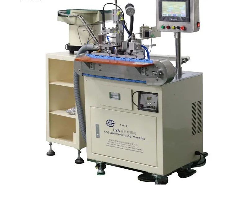 Charger cable USB data Electromechanical connector Automatic welding manufacturing equipment mobile phone elect