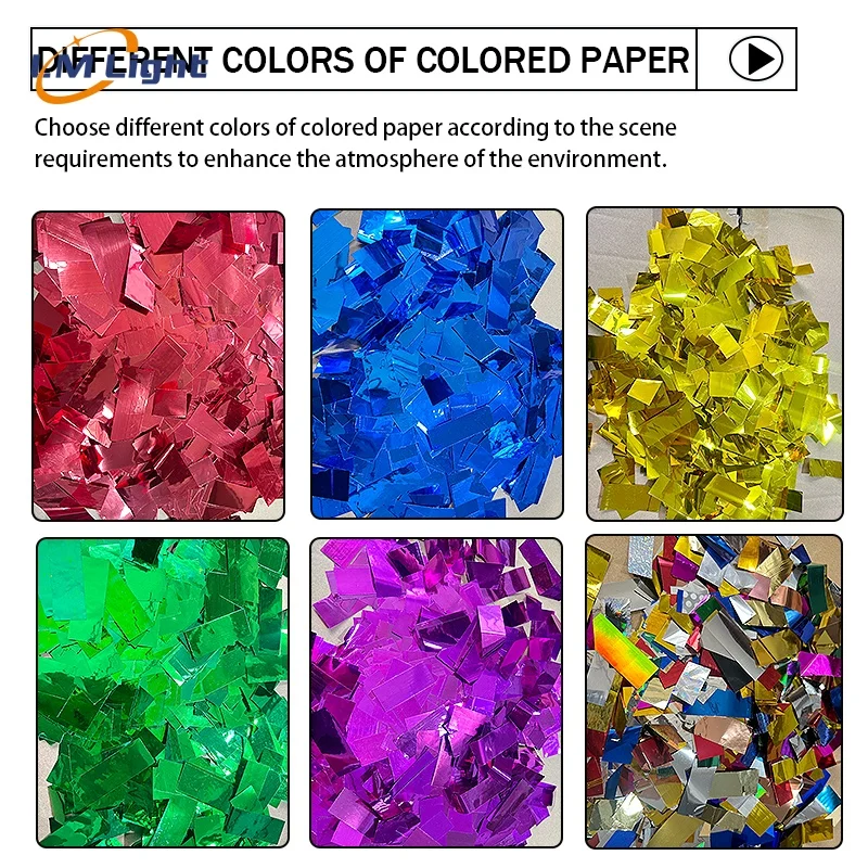 LM high quality DJ stage disco DMX512 control big CO2 confetti machine for wedding party confetti cannon machine