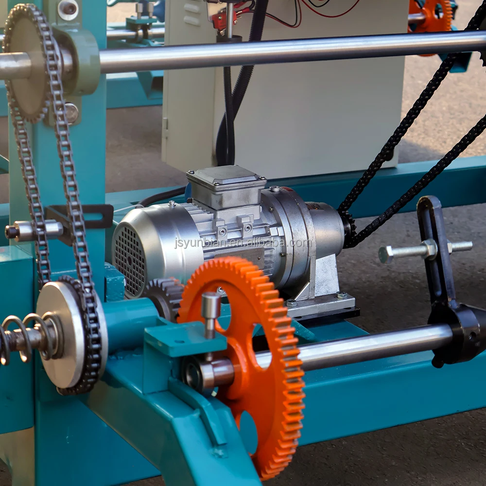 Yunbian (90-48-2) electric wire braiding machine 48spindle 2 head rope braiding machine behind take-up system wires cable