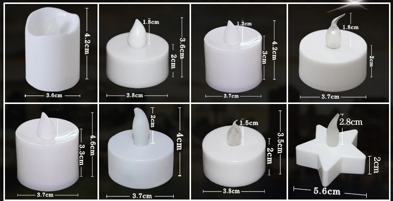 
LED Tea Lights Candles Flameless Candles Battery Operated LED Candles 