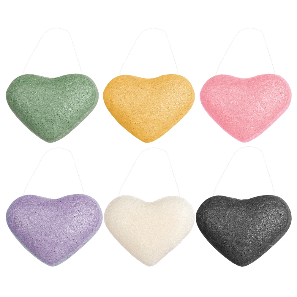 Tobeautys Private Label 100% Nature Organic Charcoal Konjac Sponge Skin Cleaning Pure Konjac Sponge