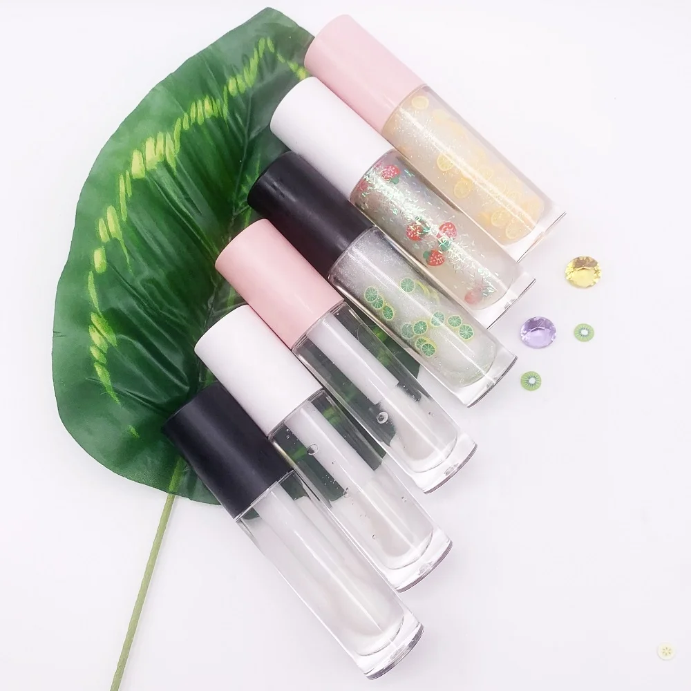 
Wholesale Custom Logo Private Label Fruity Natural Diamond Thick Shimmer Nude Shiny Lipgloss Glossy Clear Lip Gloss 