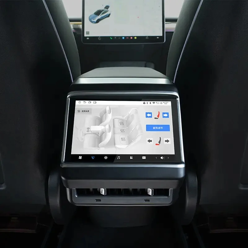 Рекламный экран кондиционера автомобиля tesla задний развлекательный заднего управления для Tesla Lcd дисплей приборной панели