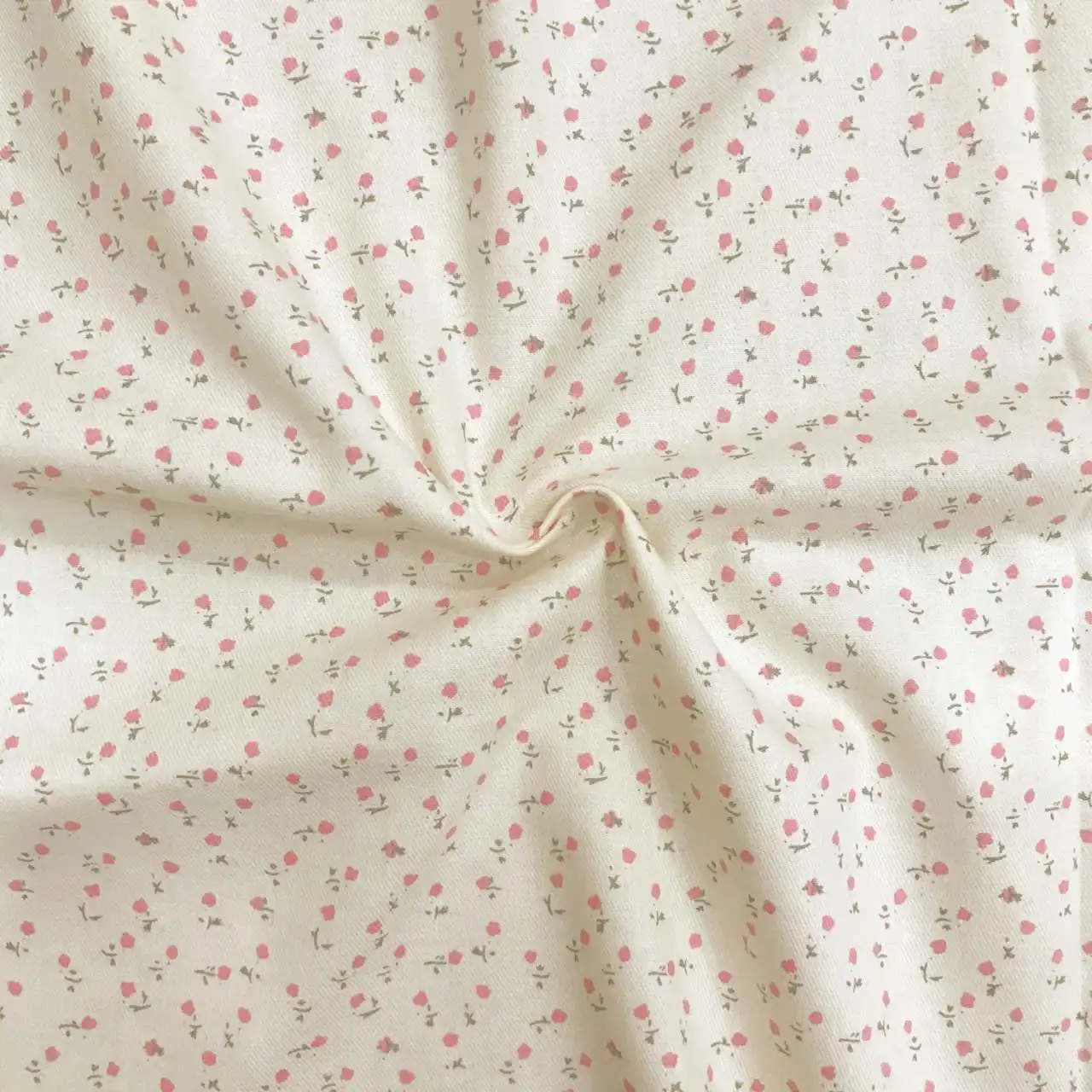 Fashion floral dresses cloth best price cotton printed fabric with double sided oblique bottoming liberty twill fabric