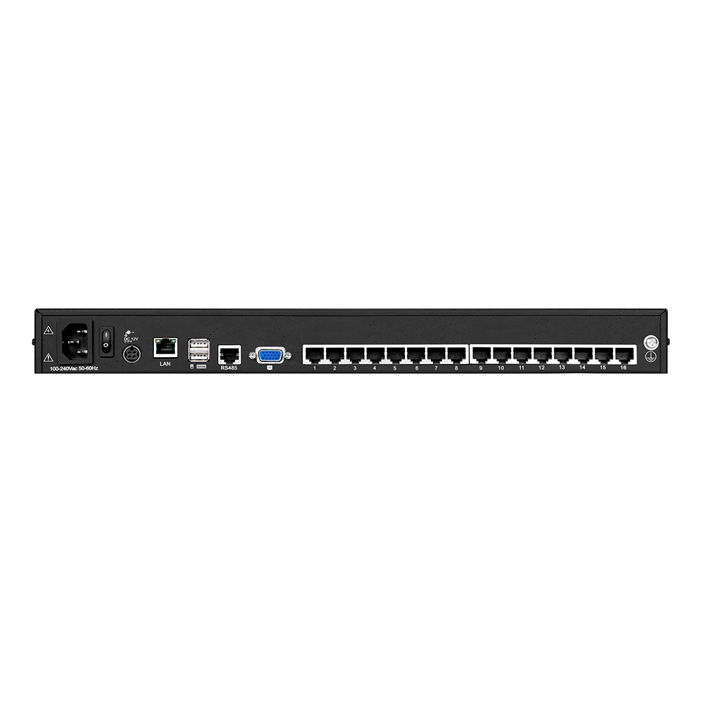 Chinese Manufacturer 1-Local / 1-Remote Access 16 Port Cat5 Remote Kvm Over Ip