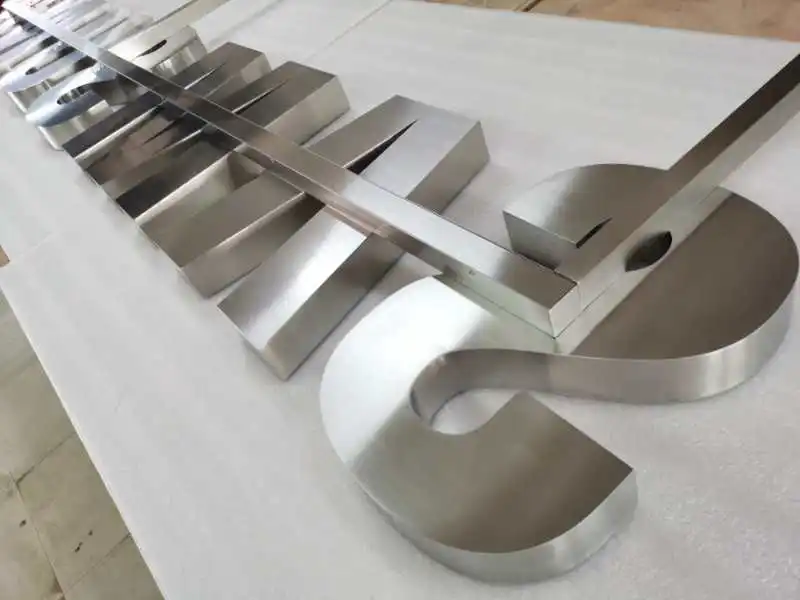 FOG 3D led light sign shopfront stainless steel SAMSUNG hanging led sign logo LED letters for Outdoor advertising