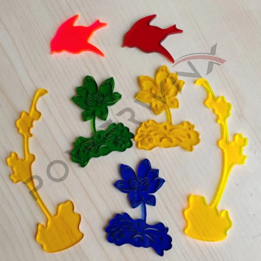 High quality acrylic laser cutting parts service