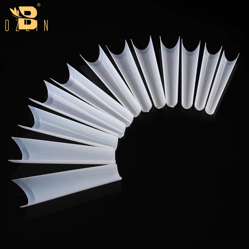  Nail Art Tools 240 PCS Artificial False Tips Half Cover French XXXL