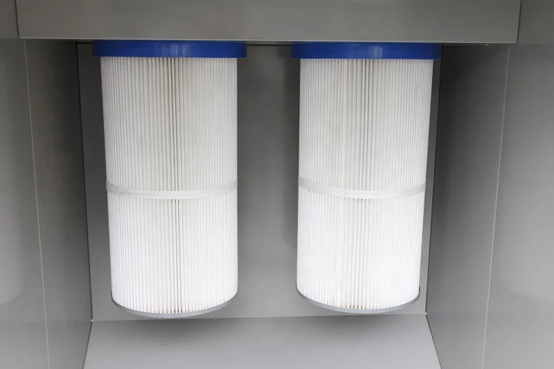 Small Powder Coating Spray Booth with filter Recovery
