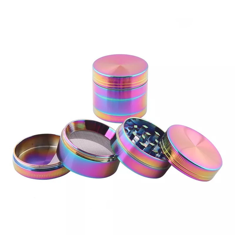 2020 Hot Selling Metal Zinc Alloy Aluminum Herb Tobacco Cigarette Hand Manual Grinder Machine For Smoking Accessories Customized