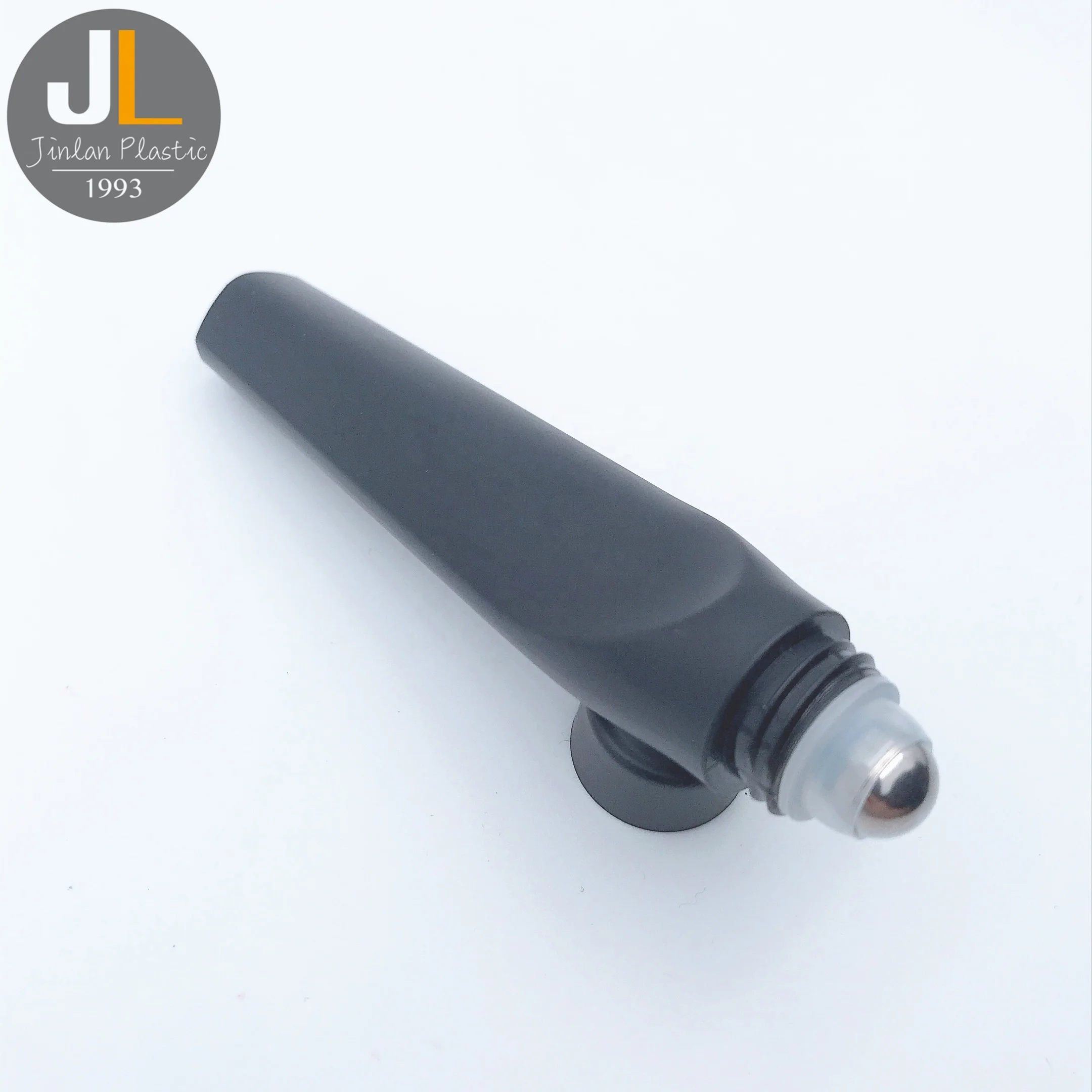 Customized Logo Eye Cream Black Tube Factory Price Roller Acrylic Cosmetics Plastic Container Squeeze Bottle