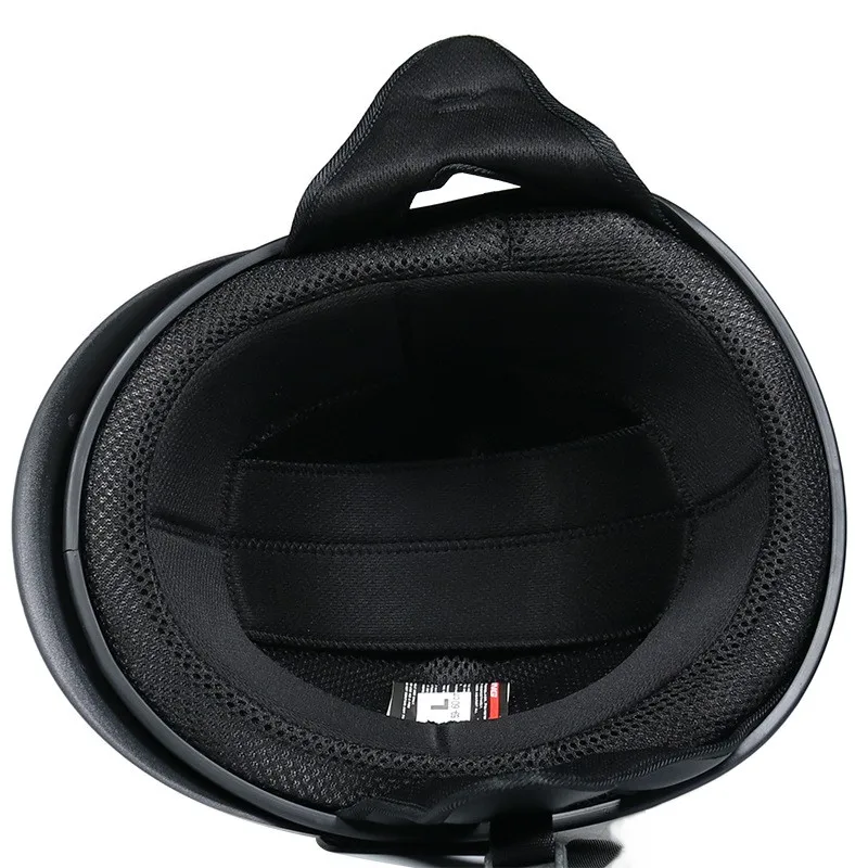 Half Helmet Retro Motorcycle Motor Open Face Helmet Black  M-2XL